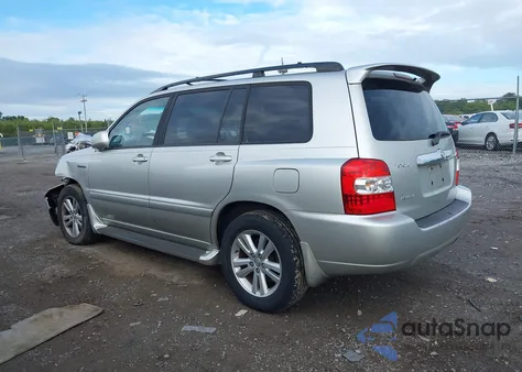 2006 Toyota Highlander Hybrid Limited V6 z USA, uszkodzony, nr VIN JTEEW21A160011438
